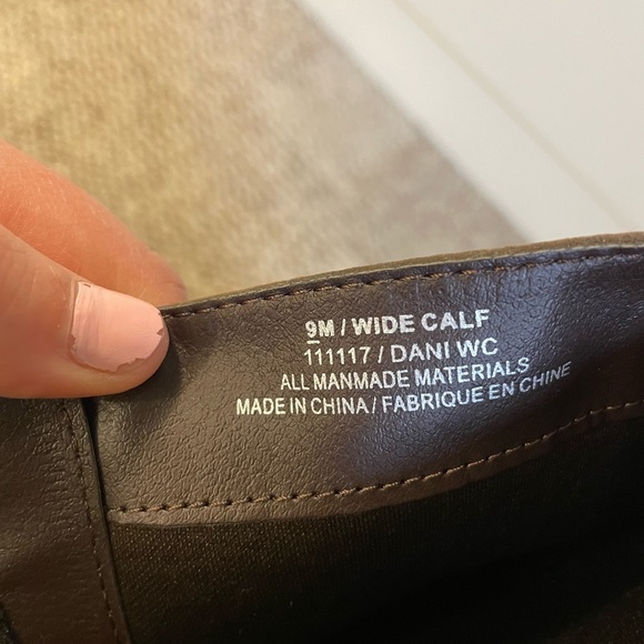 Maurices. Wide calf brown boot. 9M. EUC. - Picture 5 of 5